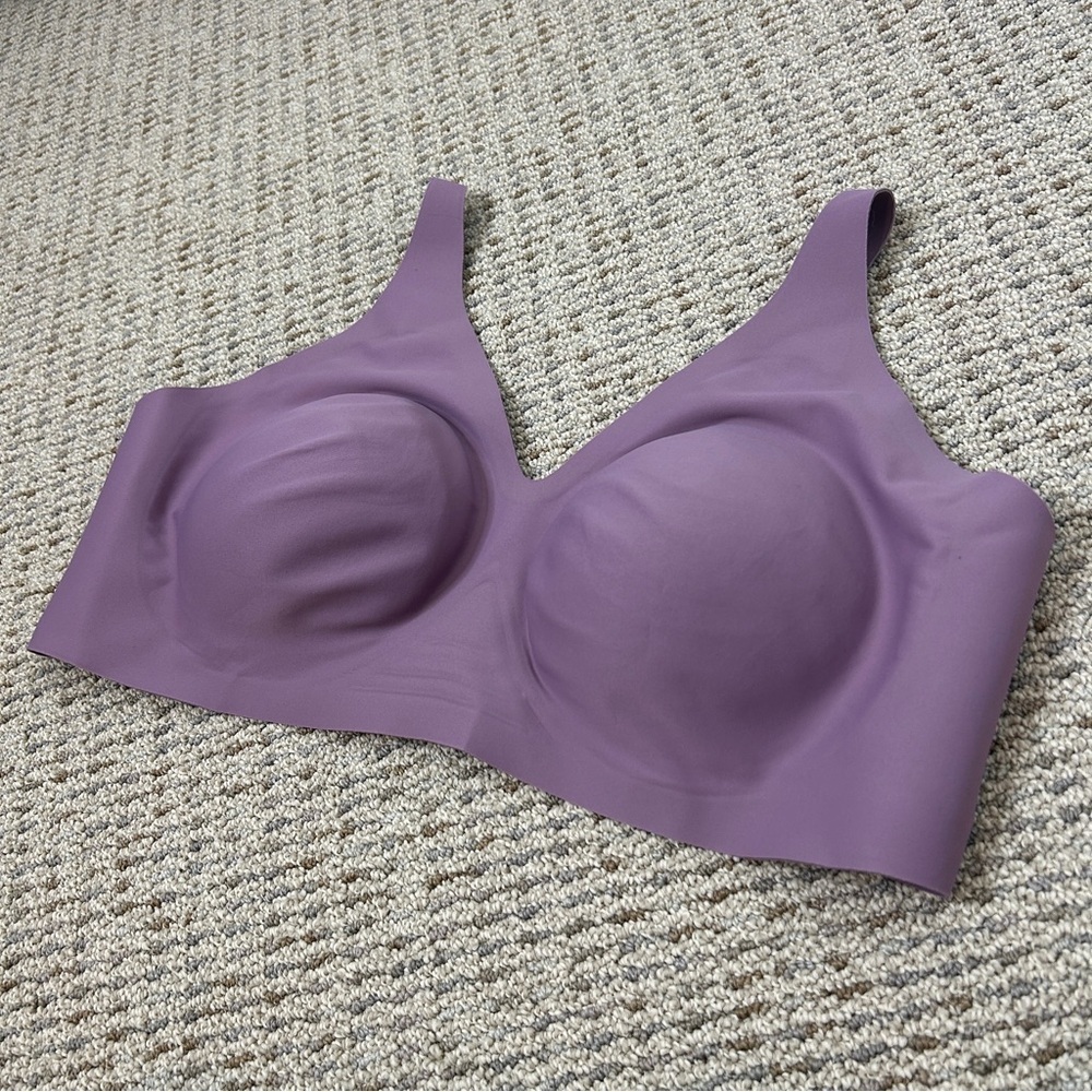 Knix Revolution V-Neck Bra Purple Size XXXL++ - Picture 4 of 8
